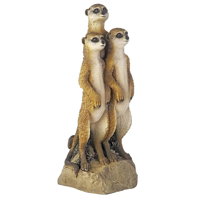 Design Toscano 26" The Meerkat Gang Sculpture