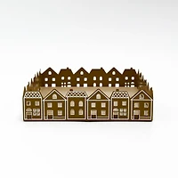 6" Brown Decorative Gingerbread House Tray by Ashland®