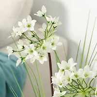 Glitzhome® 3.25ft. Faux Onion Grass Plant in Pot