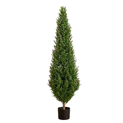 5ft. Potted UV Resistant Rosemary Cone Topiary Tree