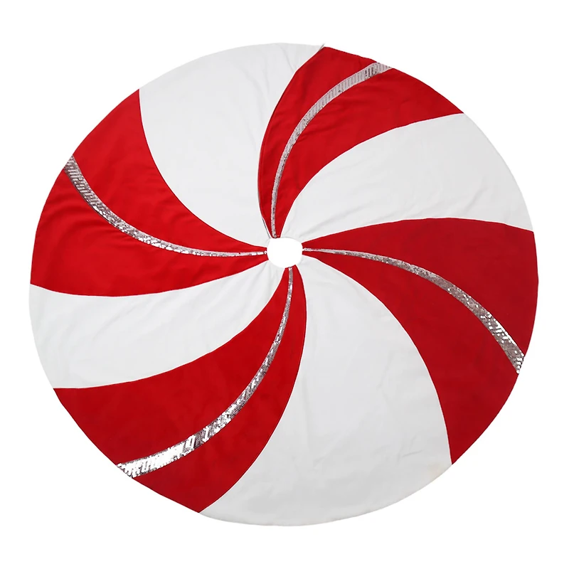 4ft. Peppermint Sequin Tree Skirt by Ashland®