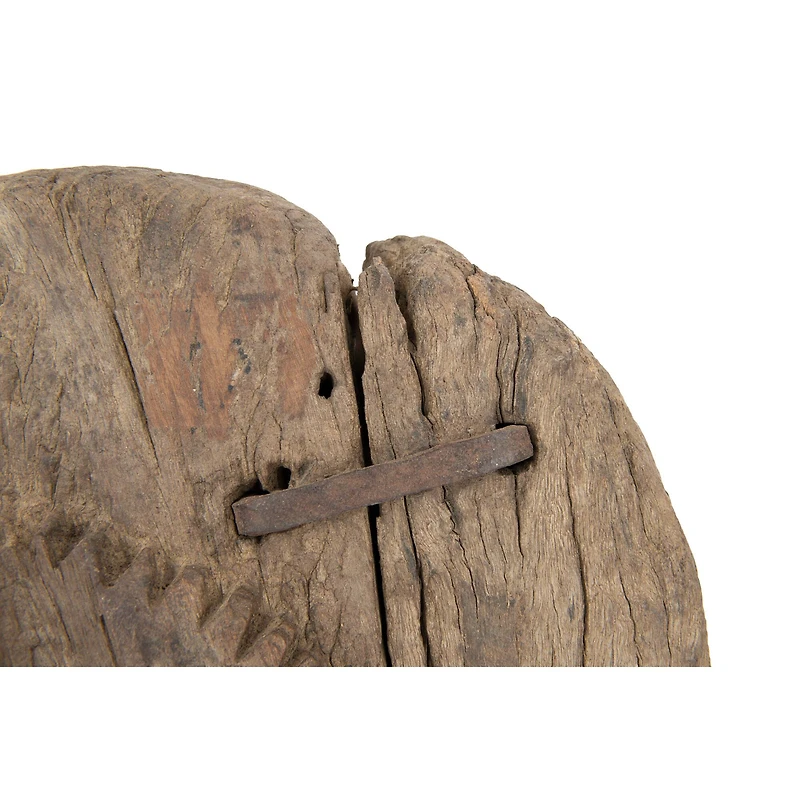 Hello Honey® Found Wood Wheel Cog Bookends Set