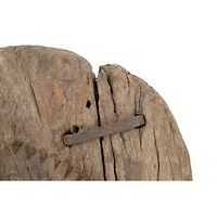 Hello Honey® Found Wood Wheel Cog Bookends Set