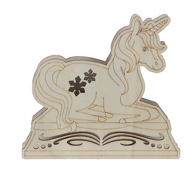 5.75" DIY Unicorn LED Wood Décor by Make Market®