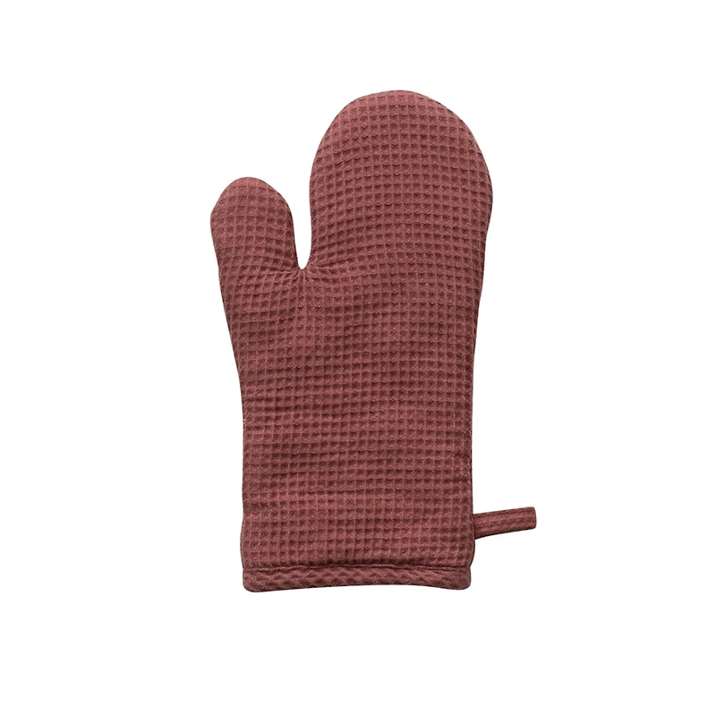 Hello Honey® Woven Linen & Cotton Waffle Hot Pad Mitt