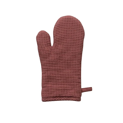 Hello Honey® Woven Linen & Cotton Waffle Hot Pad Mitt