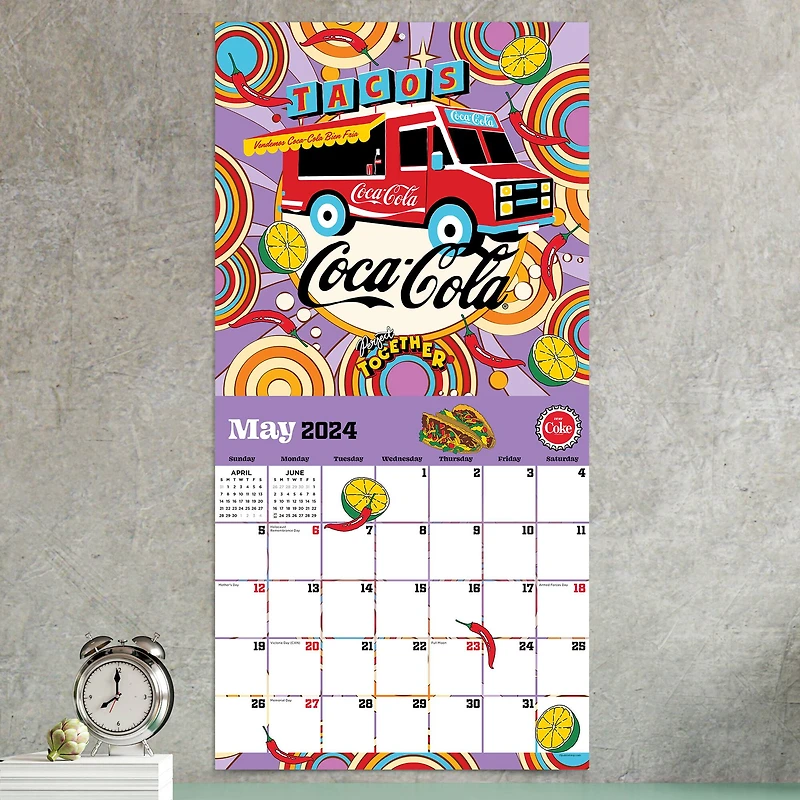 TF Publishing 2024 Coca Cola: Festival of Life Wall Calendar