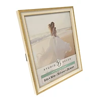 Expressions™ Cream & Gold Leaf Frame by Studio Décor®