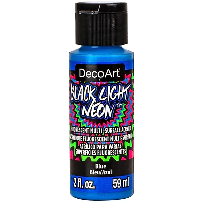 12 Pack: DecoArt® Black Light Neon™ Fluorescent Multi-Surface Acrylic Paint