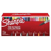 Sharpie® Ultimate Collection Mixed 115 Piece Permanent Markers