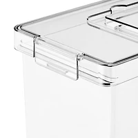 Clear Letter File Storage Case with Top Handle by Simply Tidy®
