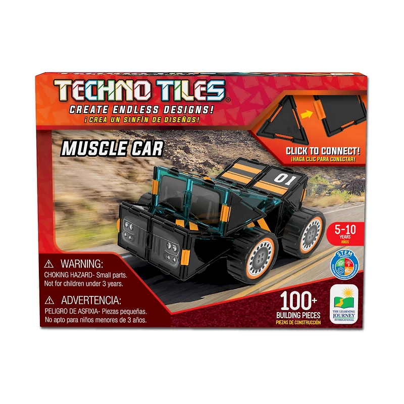 Techno Tiles - Muscle Car: 100+ Pcs