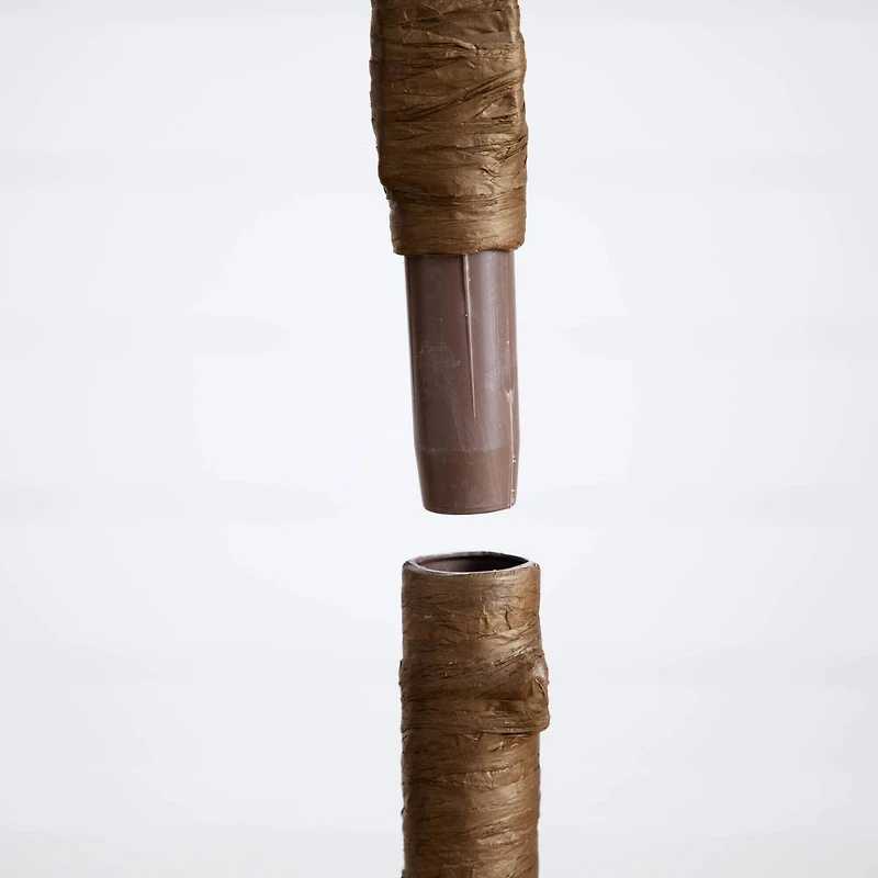 6ft. Pre-Lit Burnt Orange Autumn Maple Artificial Fall Tree with 300 Warm White LED Lights