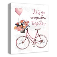 Let's Go Everywhere Together Canvas Wall Art
