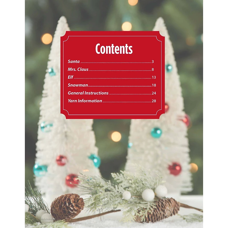 Leisure Arts® Crochet Christmas Friends Book