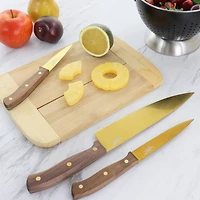 Gibson Home® Alaniz 3-Piece Gold Titanium-Plated Cutlery Set