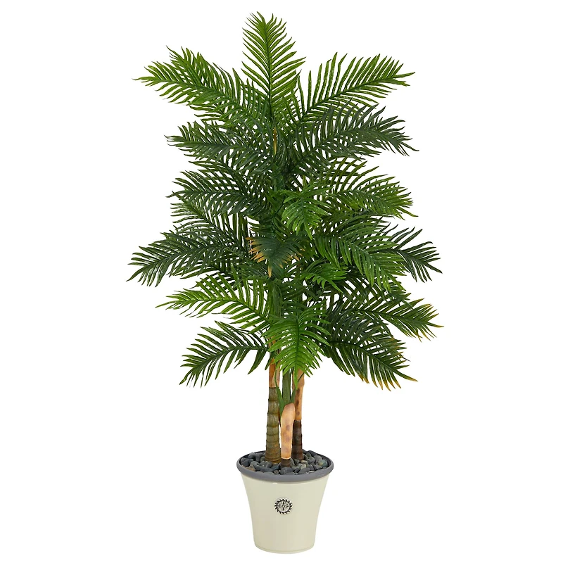 6ft. Areca Palm Tree in Decorative Planter