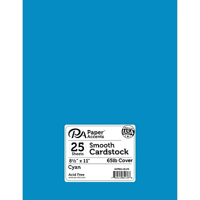 PA Paper™ Accents 8.5" x 11" 65lb. Smooth Cardstock