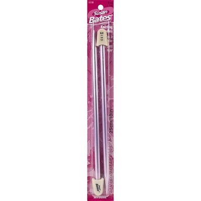 Susan Bates® Silvalume® 10" Single Point Knitting Needles