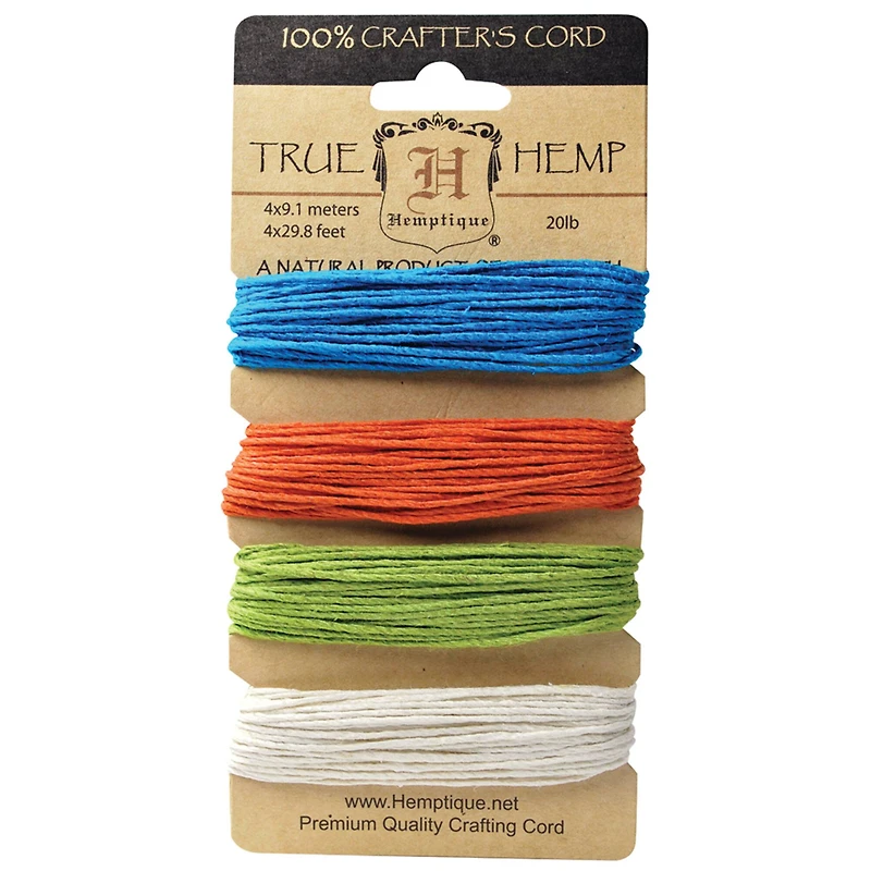 Hemptique® Bright Hemp Cord Set, 20lb. 