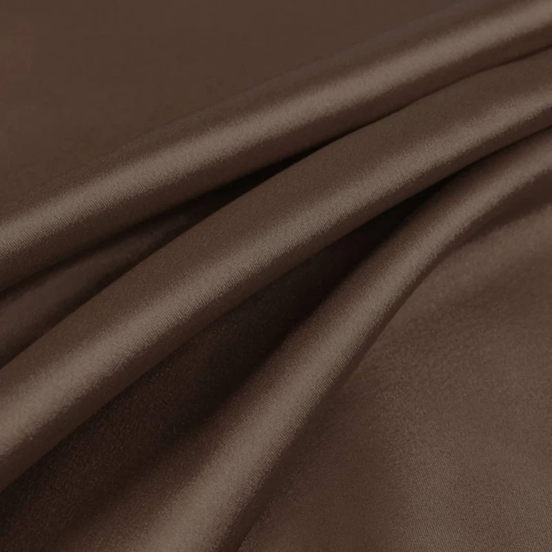 Dark Brown Charmeuse