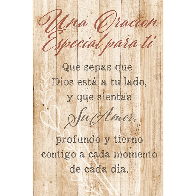 Una Oracion Especial Para Ti: A Special Prayer Plaque with Easel