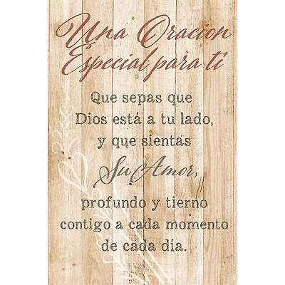 Una Oracion Especial Para Ti: A Special Prayer Plaque with Easel