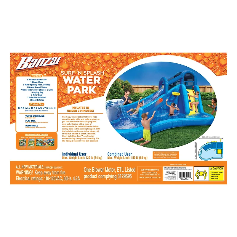 Banzai® 14ft. Surf 'N Splash Water Park™