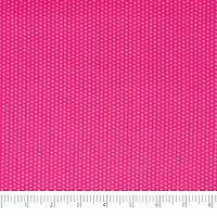 SINGER Raspberry Rockin Roses Tonal Dot Print Cotton Fabric