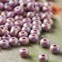 12 Pack: John Bead Silver Lined Czech Glass Seed Beads, 6/0