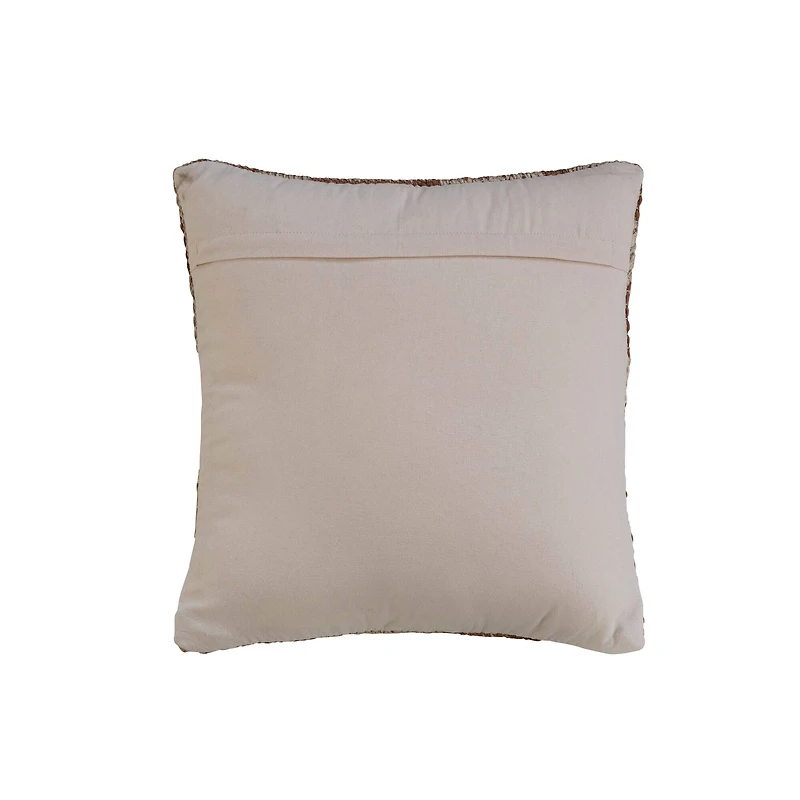 Hello Honey® Brown & Natural Square Print Pillow