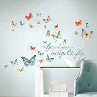 RoomMates Butterfly Wings Peel & Stick Giant Wall Decals