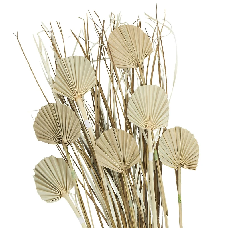 3ft. Brown Dried Plant Palm Leaf Natural Foliage with Grass