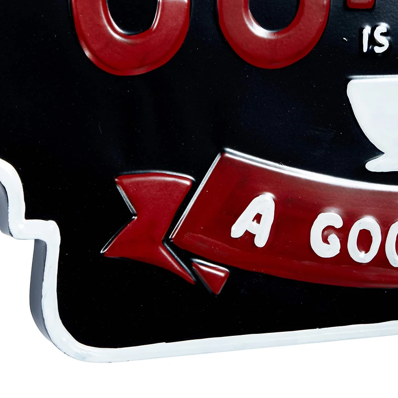 24" Coffee Is Always A Good Idea Farmhouse Wall Sign