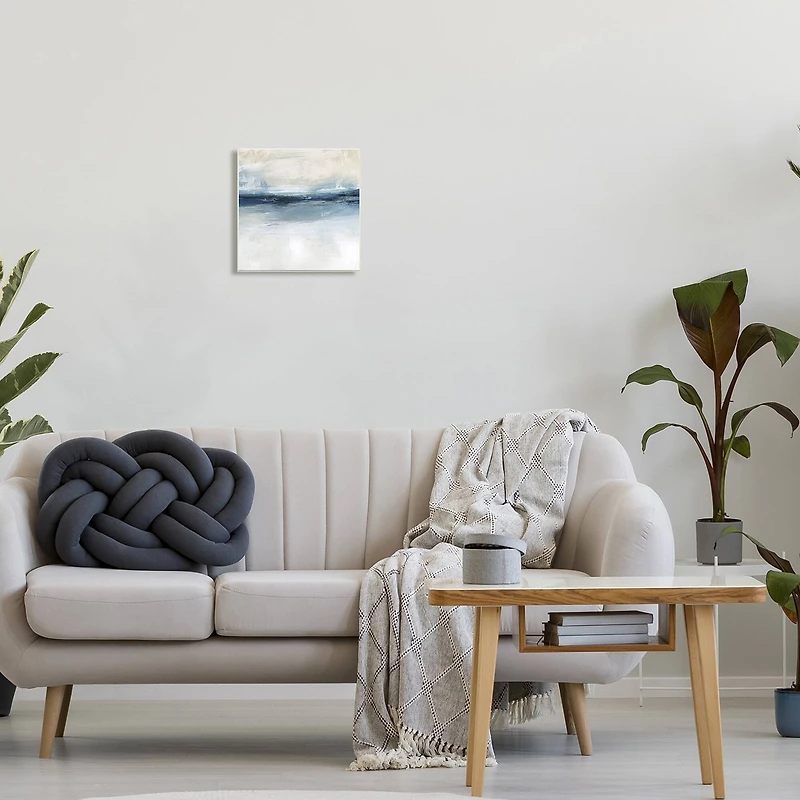 Stupell Industries Gloomy Sea Horizon Line Wall Plaque Art