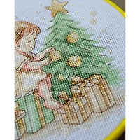Abris Art Little Christmas Angel Cross Stitch Kit