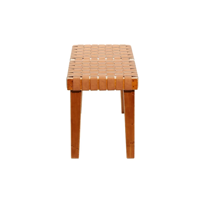 Brown Wood Rustic Bench