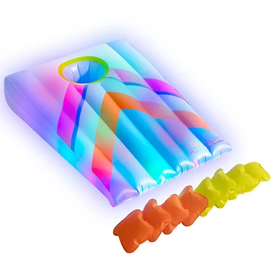PoolCandy Illuminated Floating LED Cornhole Set