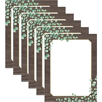 Teacher Created Resources Eucalyptus 8.5" x 11" Computer Paper, 6 Packs of 50