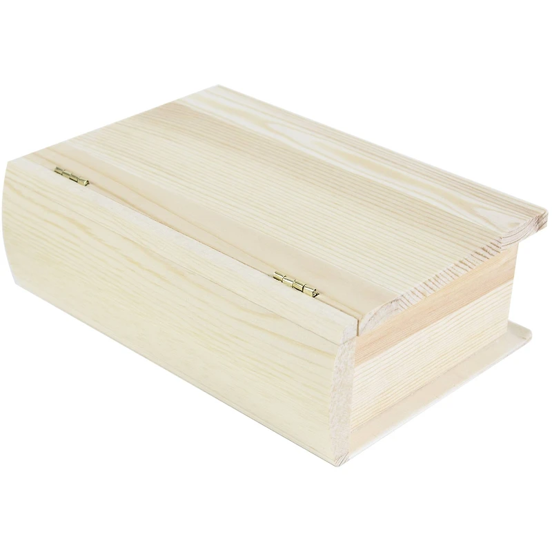 Multicraft Wood Keepsake Book Box