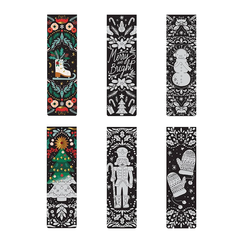 Brea Reese™ Holiday Motifs Scratch Art Bookmarks