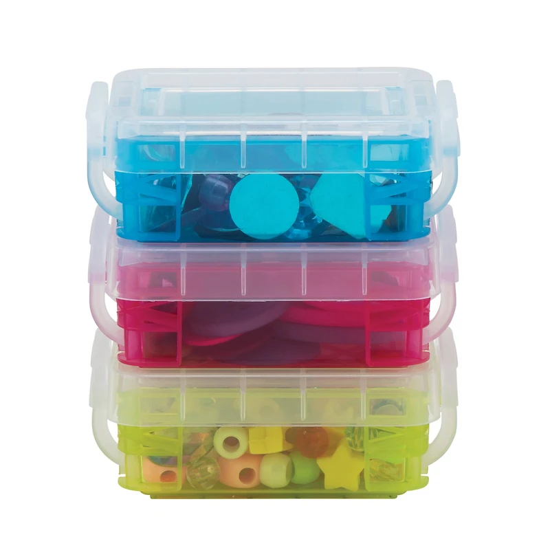 Multicolor Bitty Boxes by Simply Tidy™, 3ct.