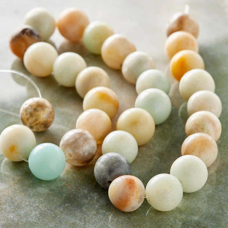 Seafoam Green Amazonite Beads, 10mm by Bead Landing™