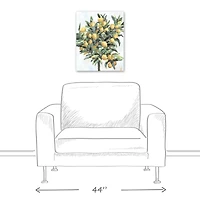 Painted Lemon Tree  16" x 20" Canvas Wall Art