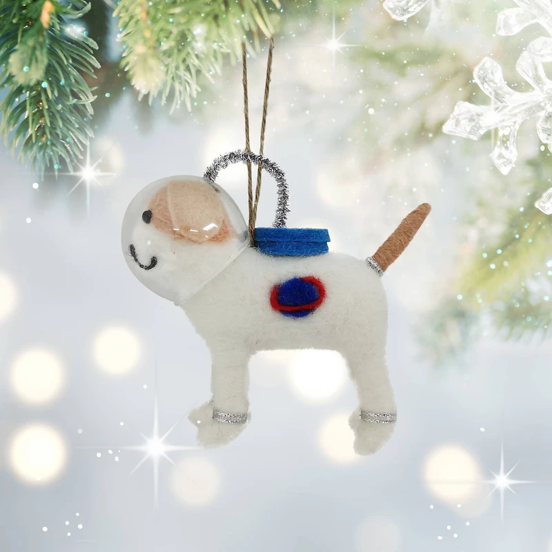 4.5" Space Dog Felt Ornament by Ashland®