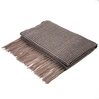 Glitzhome® 73" Gray Scarf with Tassels