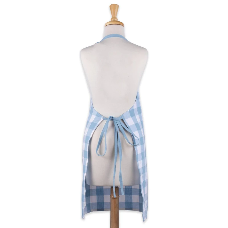 DII® White & Light Blue Chef Apron