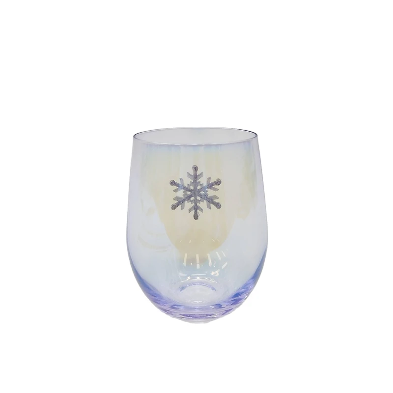 17.5oz. Snowflake Glass Drinkware by Ashland