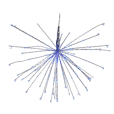 20" Blue LED Lighted Firework Branch Hanging Décor