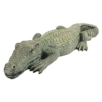 Design Toscano 37" The Swamp Beast Crocodile Garden Statue